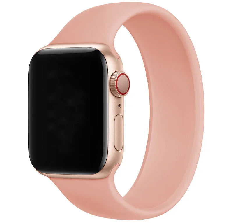 Apple Watch Armband – Silikon – Solo Loop – Hellrosa