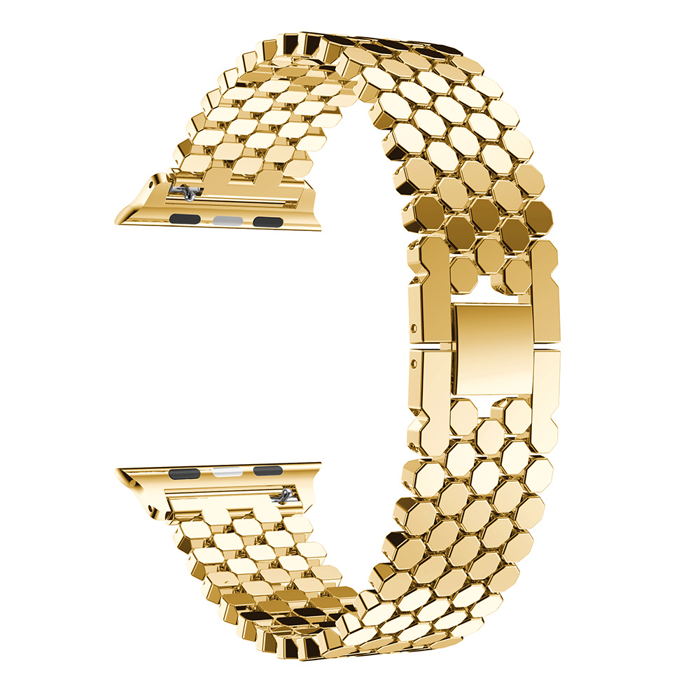 Apple Watch Fisch stahl Gliederarmband - Gold