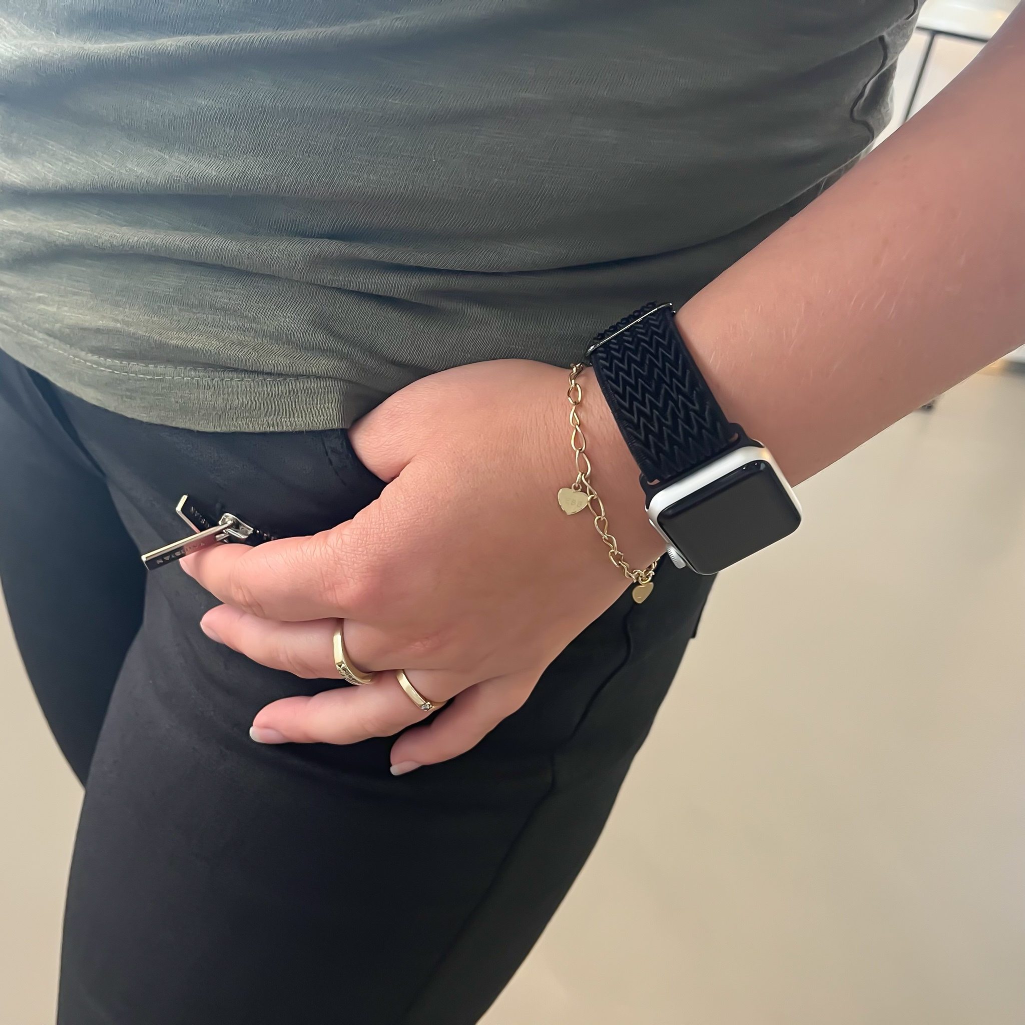 Apple Watch Nylon Solo Loop - schwarz