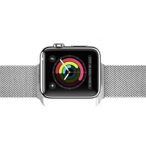 Apple Watch Milanaise Armband - Silber