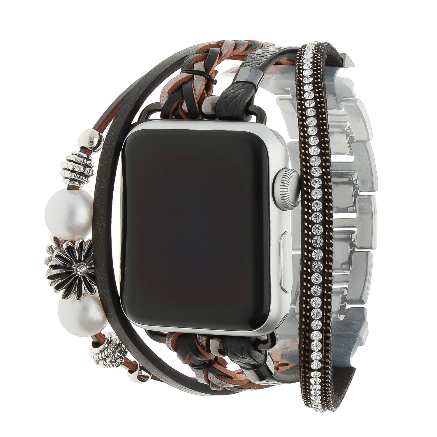 Apple Watch Schmuckarmband – Liz schwarz