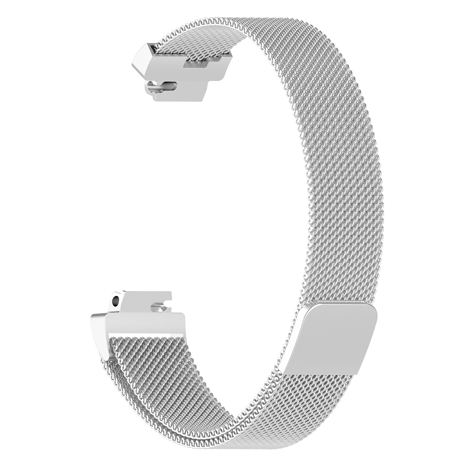 Fitbit Inspire Milanaise Armband - silber