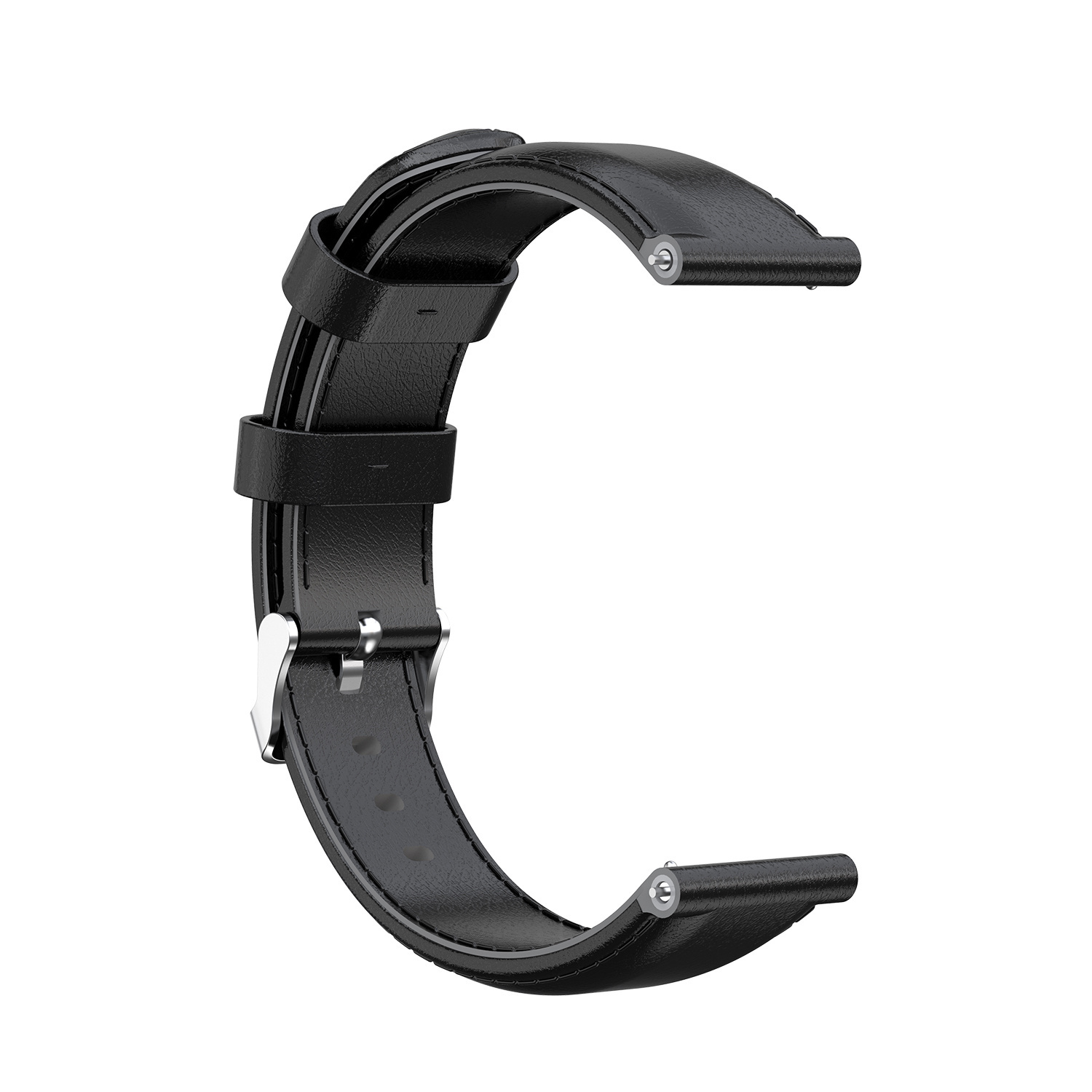 Samsung Galaxy Watch Lederarmband - schwarz