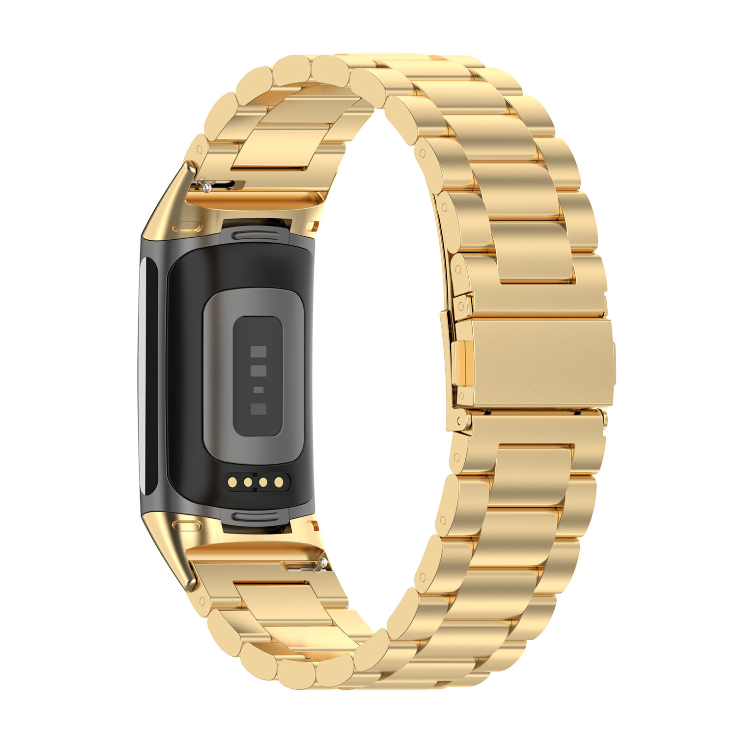 Fitbit Charge 5 Perlen stahl Gliederarmband - gold