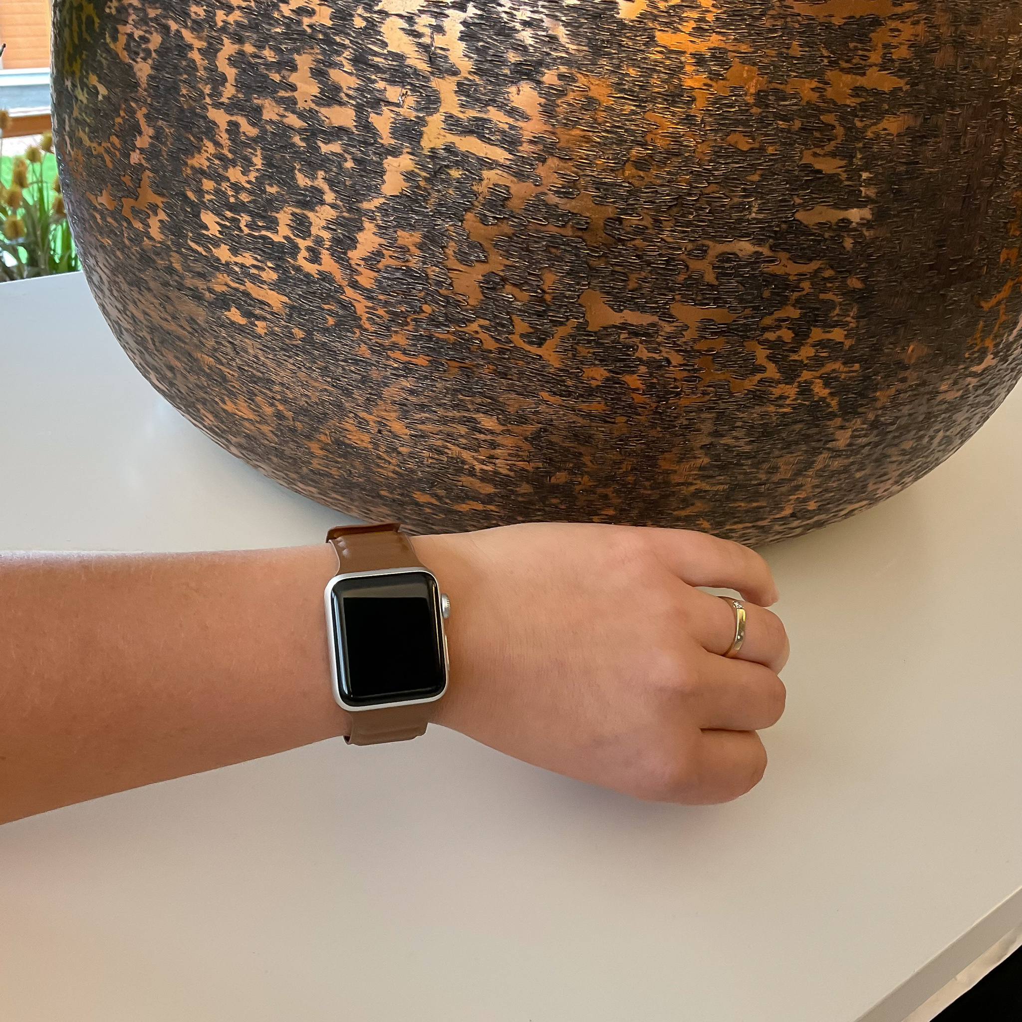 Apple Watch Solo Loop Lederarmband - braun