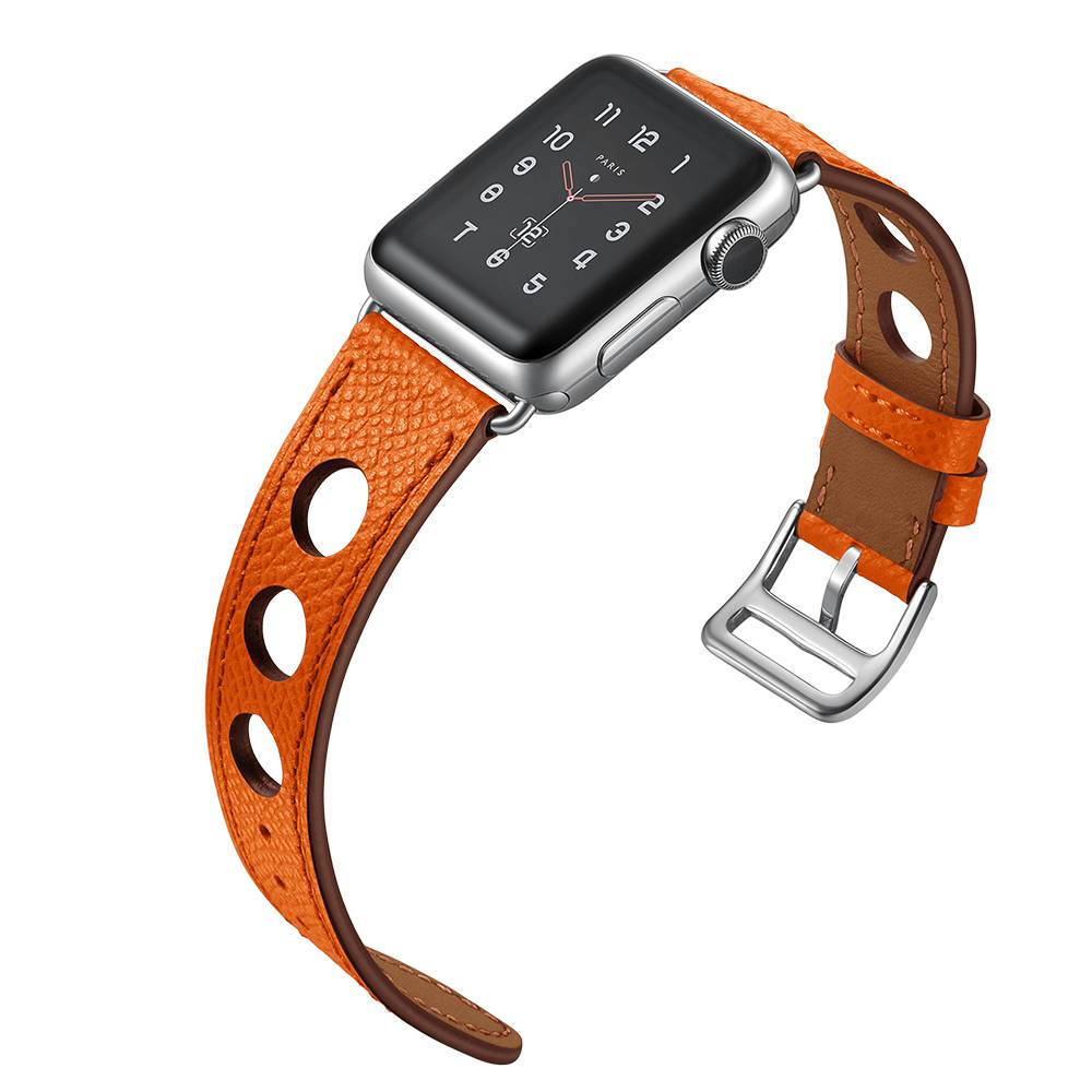 Apple Watch hermes Lederarmband - orange