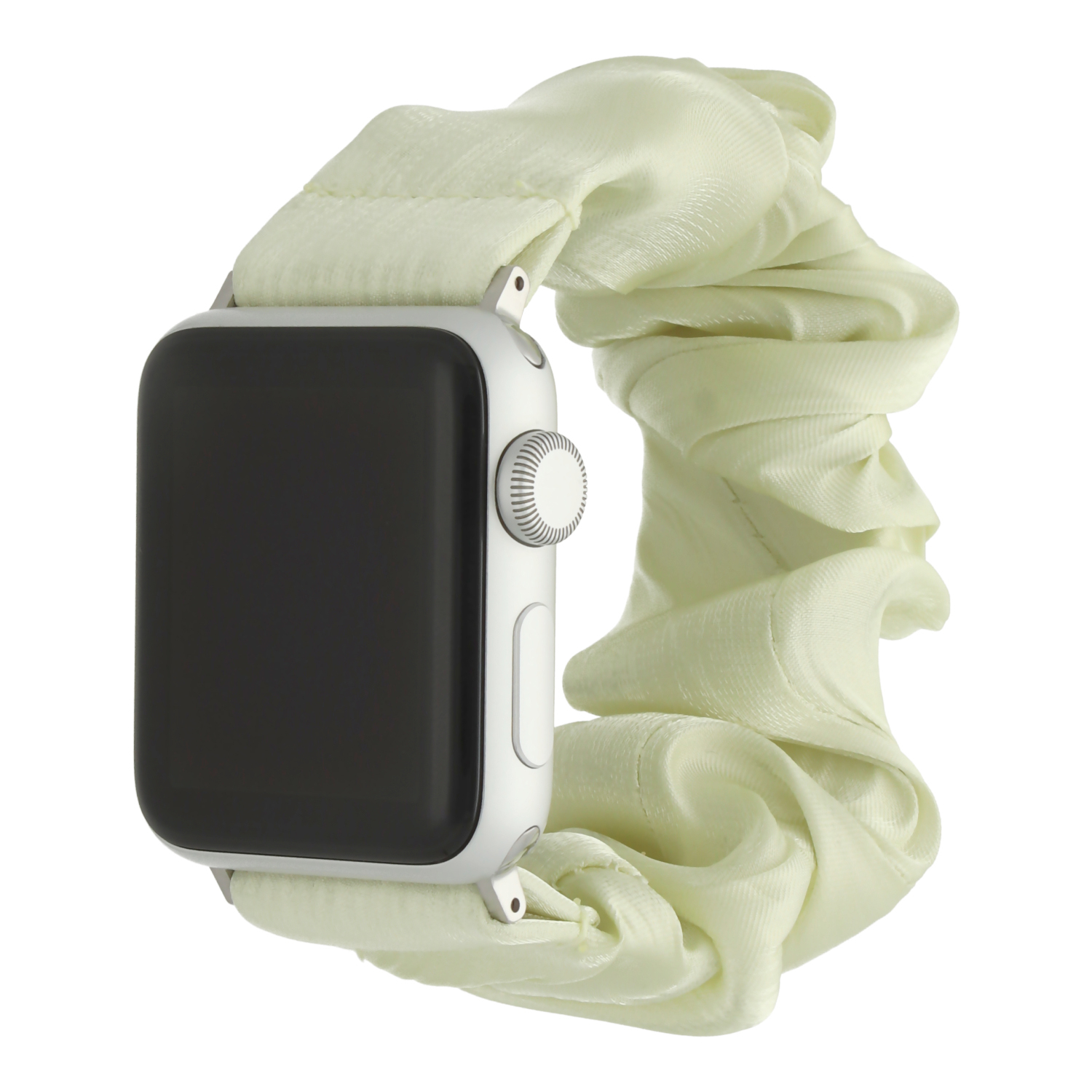  Apple Watch Nylon Scrunchie Armband - Kalk