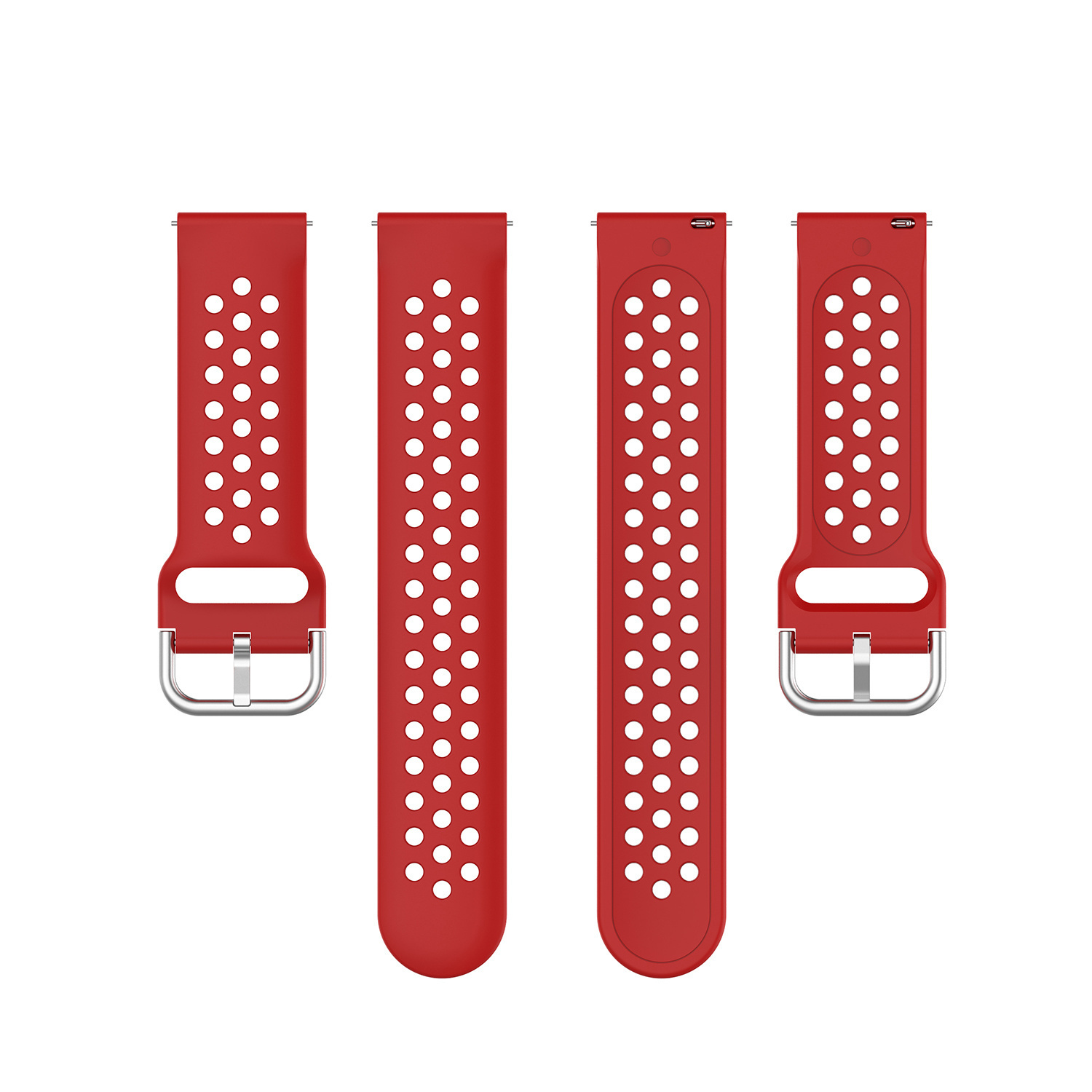 Polar Ignite Sportarmband mit Doppelschnalle - rot