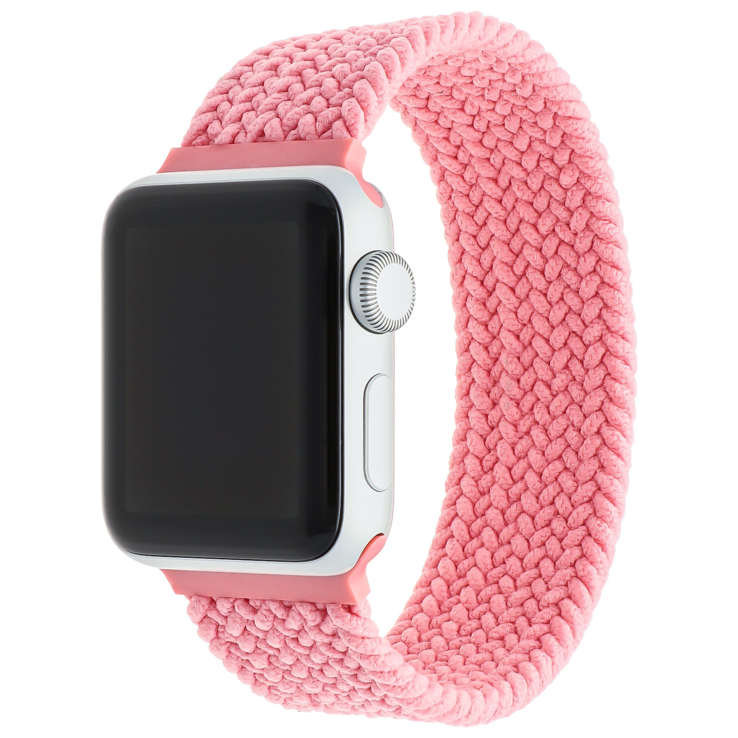 Apple Watch Nylon Geflochtenes Solo Loop - Pink Punch