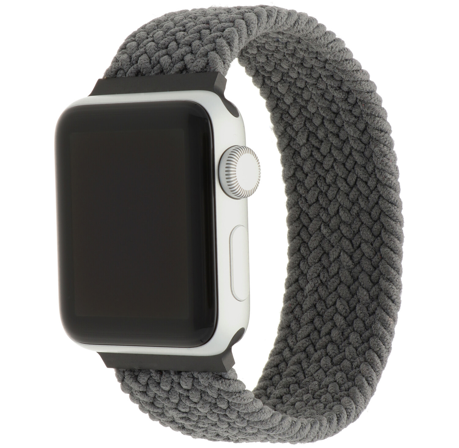 Apple Watch Nylon Geflochtenes Solo Loop - grau