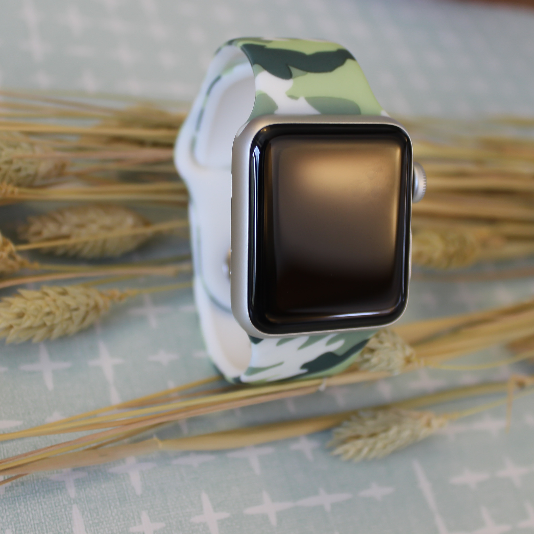 Apple Watch druck Sportarmband - Tarnfarbe grün
