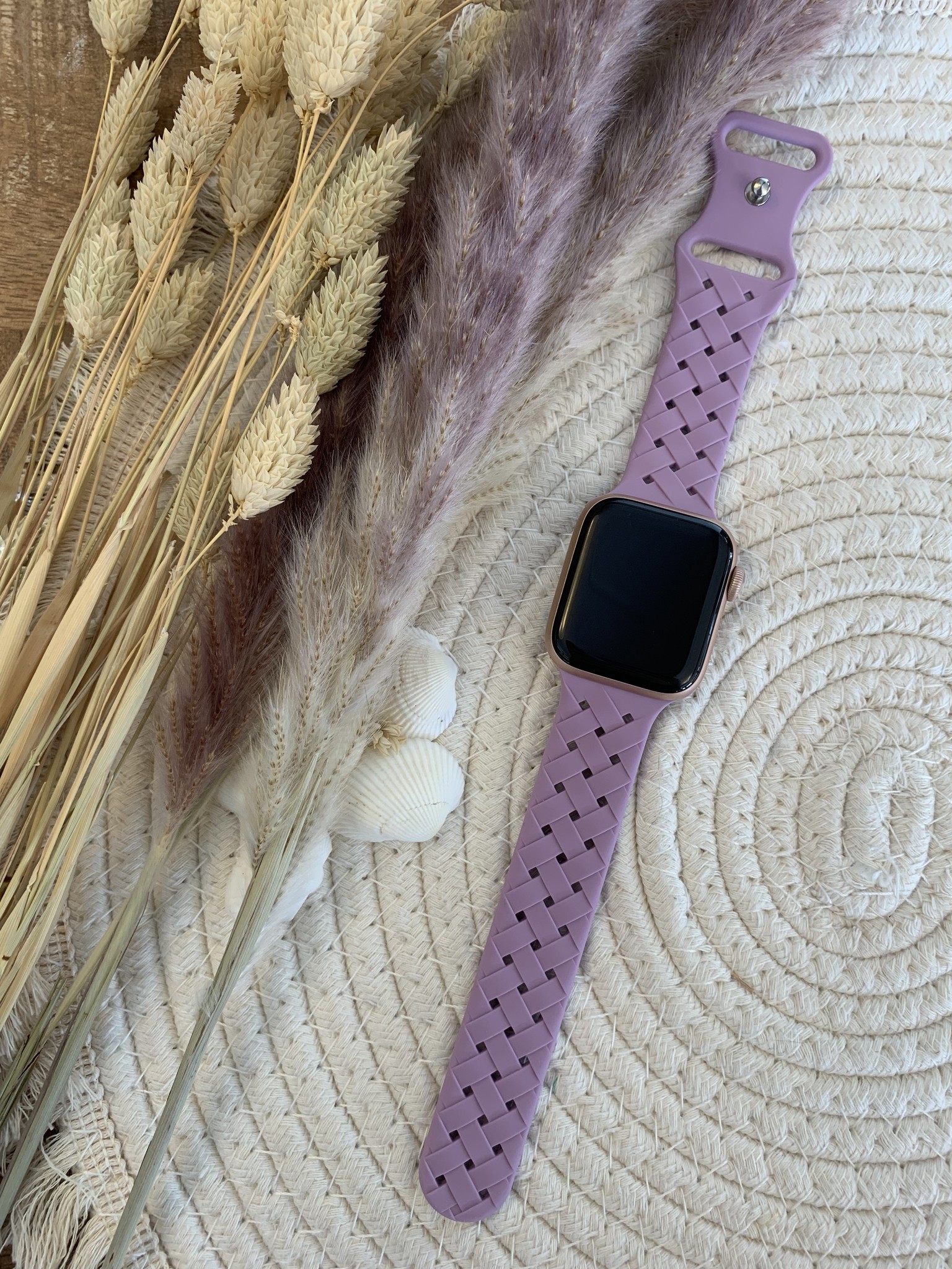 Apple Watch geflochtenes Sportarmband - lavendel