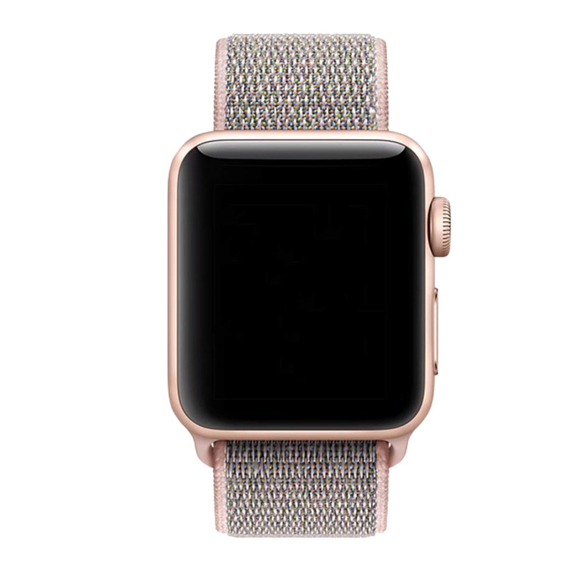Apple Watch Nylon Sport Loop - rosa Sand