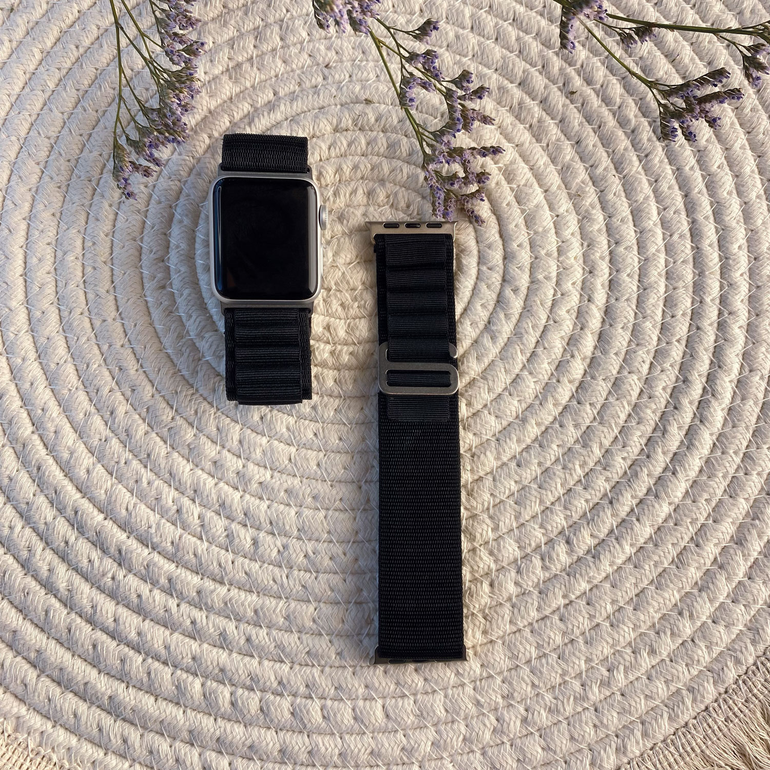 Apple Watch Nylon Alpine Loop - schwarz