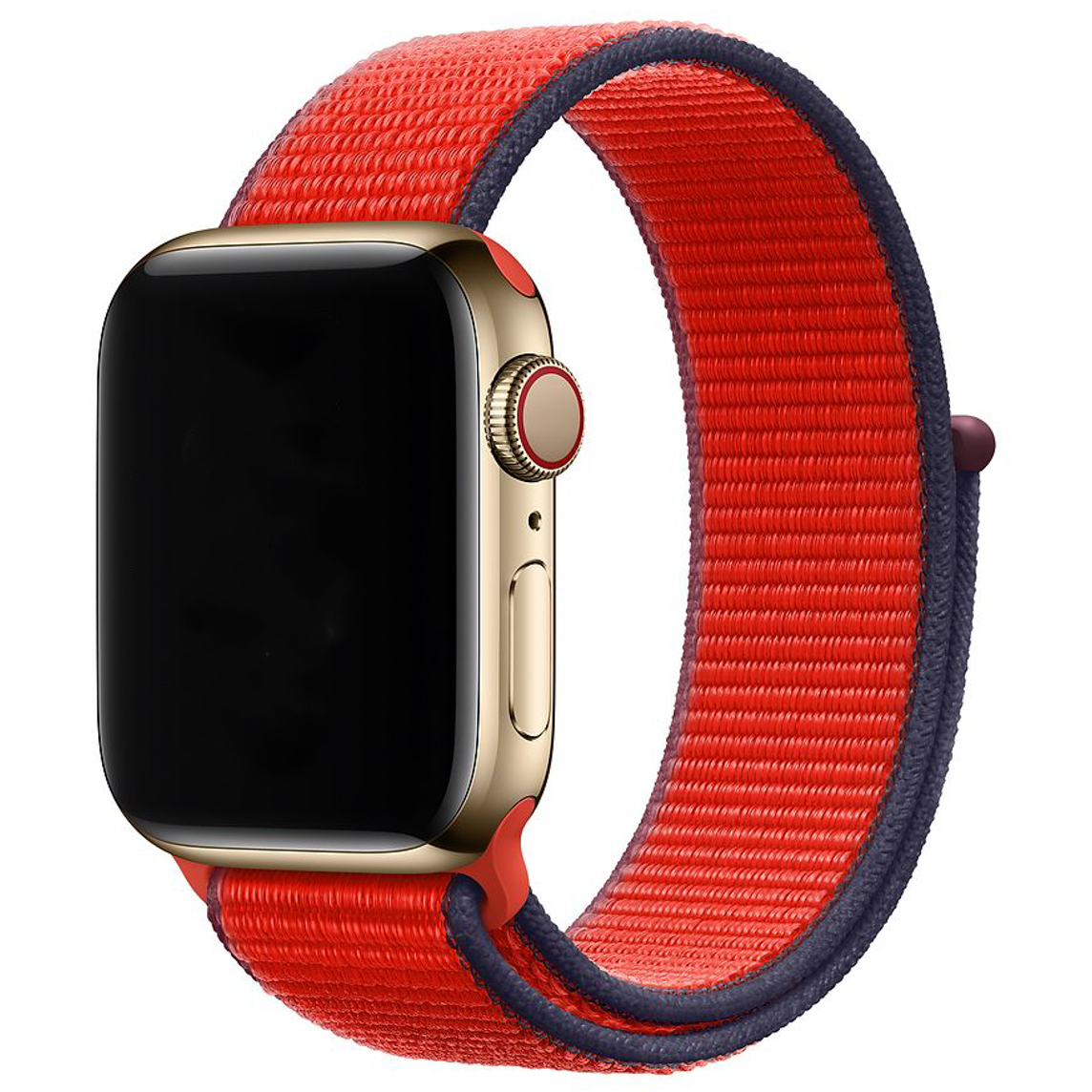 Apple Watch Nylon Sport Loop - dreifarbig rot