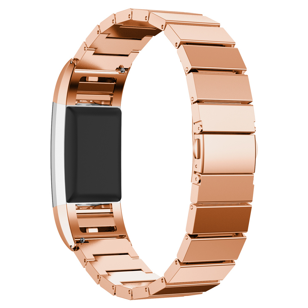Fitbit Charge 2 Stahlgliederarmband - rose gold