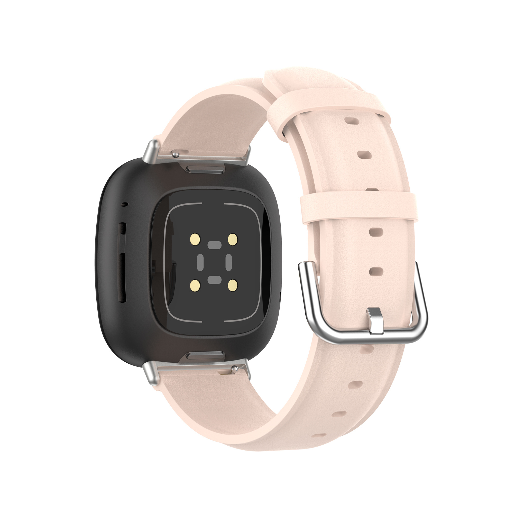 Fitbit Versa 3 / Sense Lederband - rosa