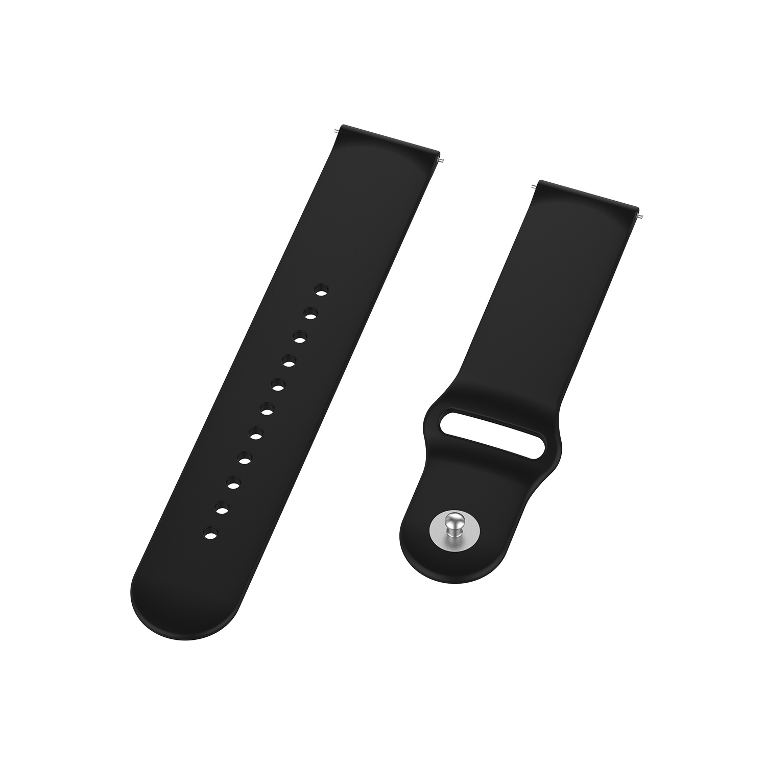 Samsung Galaxy Watch Silikon-Sportarmband - schwarz