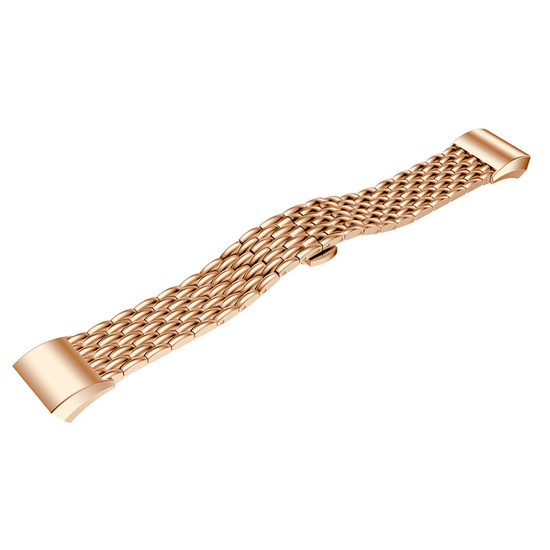 Fitbit Charge 3 & 4 stahl drache Gliederarmband - rose gold