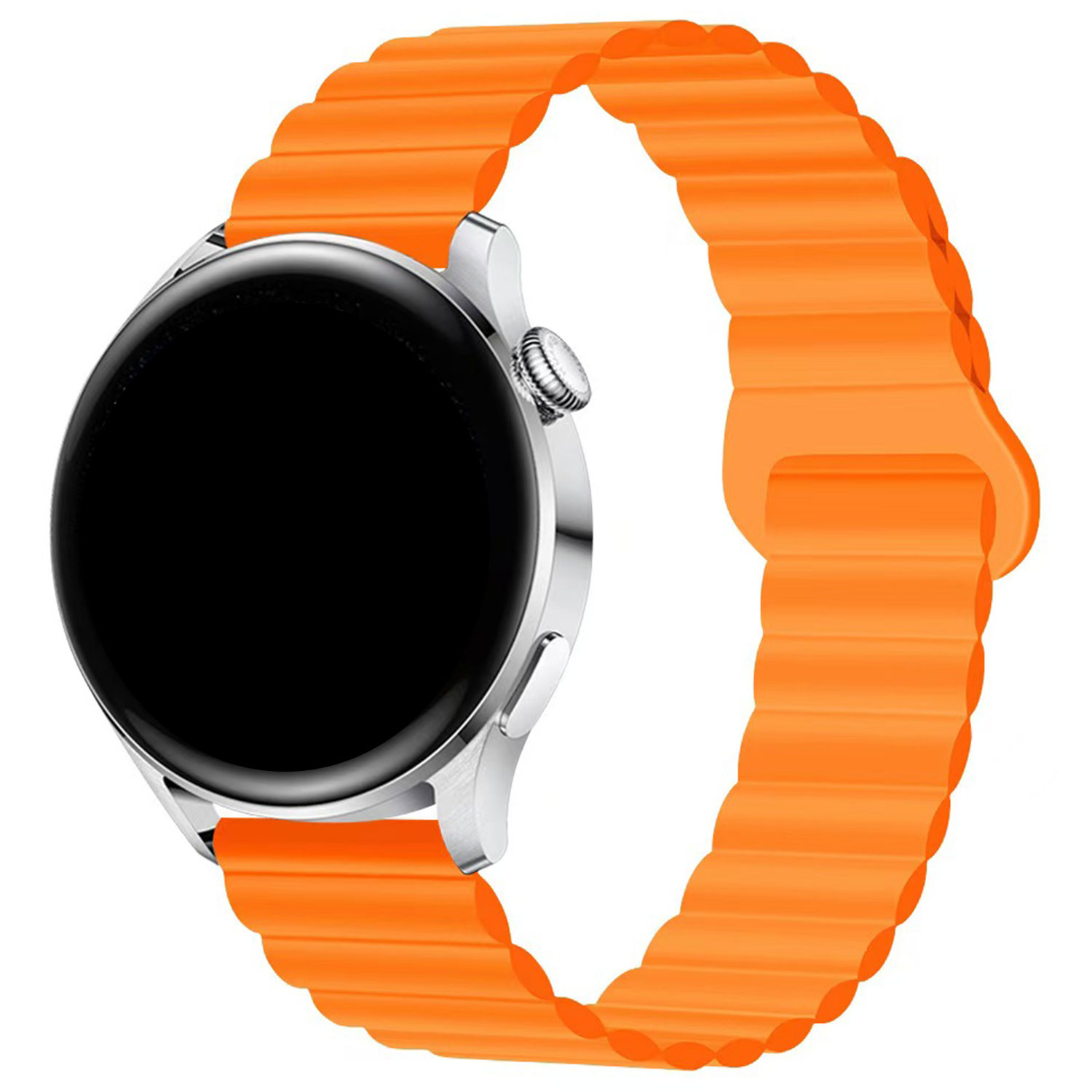 Samsung Galaxy Watch 6 Classic magnetisches Silikonband - Orange