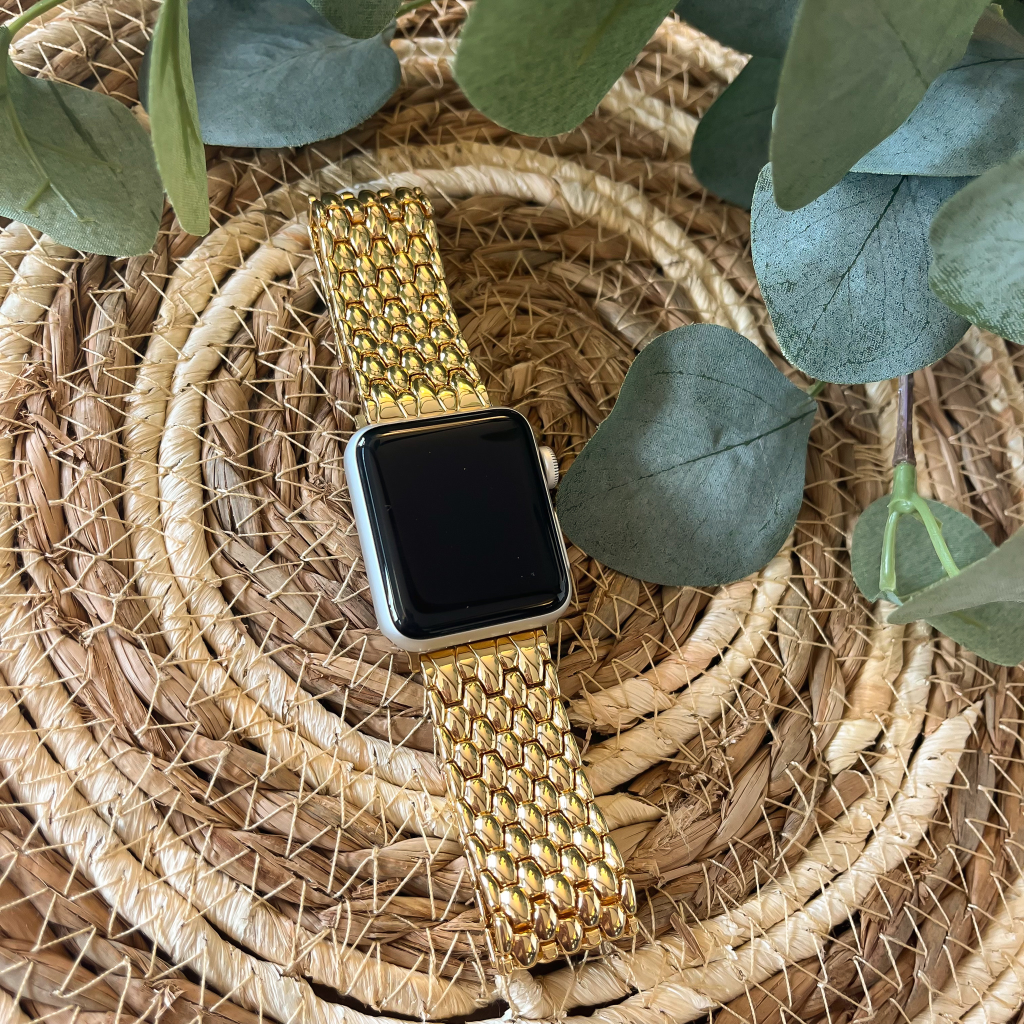 Apple Watch stahl drache Gliederarmband - Gold