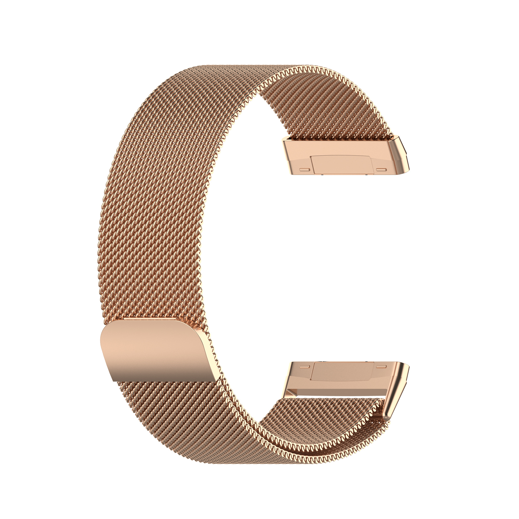 Fitbit Versa 3 / Sense Milanaise Armband - rose gold