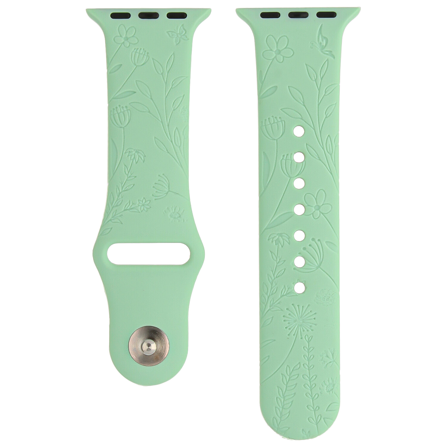 Apple Watch druck Sportarmband - floral grün