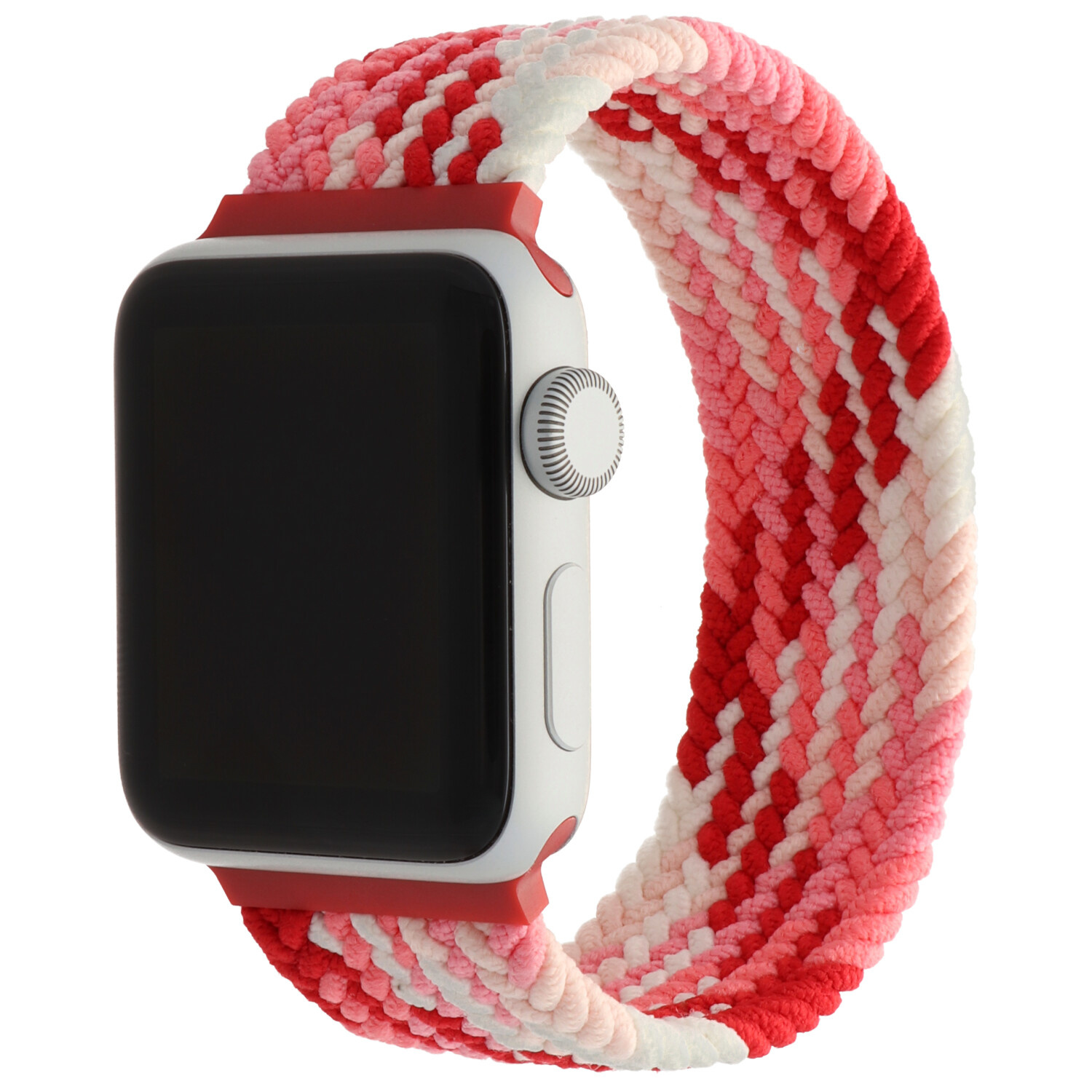 Apple Watch Nylon Geflochtenes Solo Loop - Erdbeere