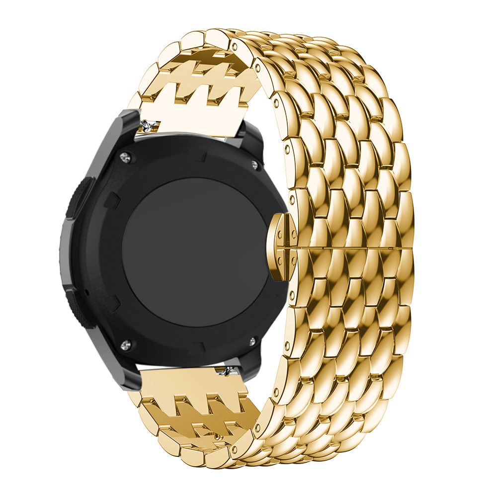 Samsung Galaxy Watch stahl drache Gliederarmband - gold