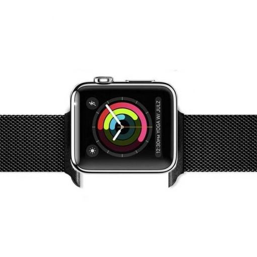 Apple Watch Milanaise Armband - schwarz