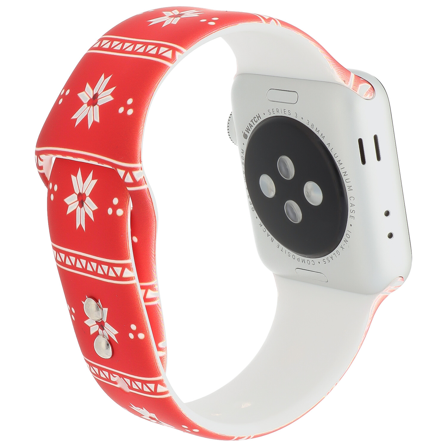 Apple Watch druck Sportarmband - Weihnachten Weihnachtsstern rot