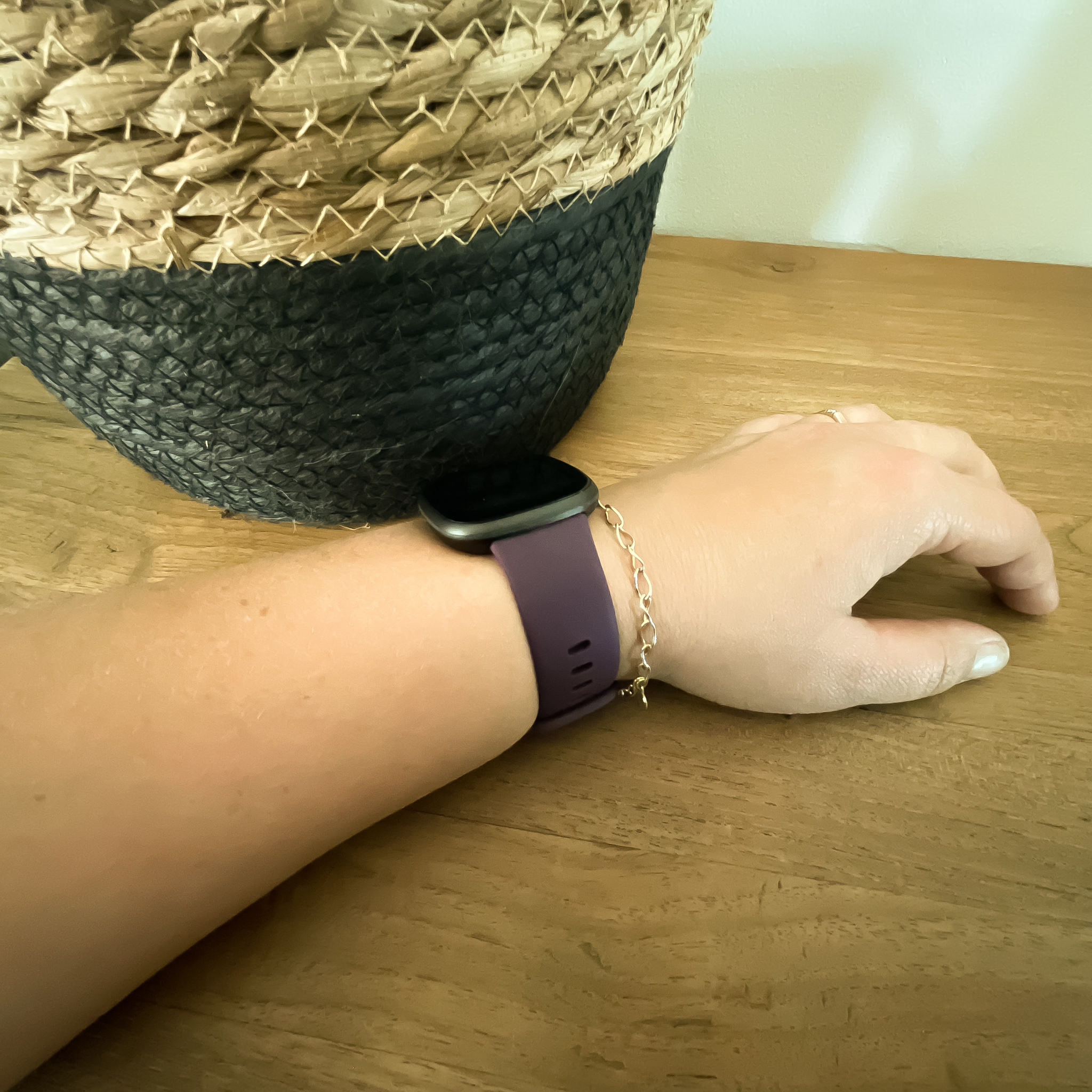 Fitbit Versa 3 / Sense Sportarmband - dunkelviolett
