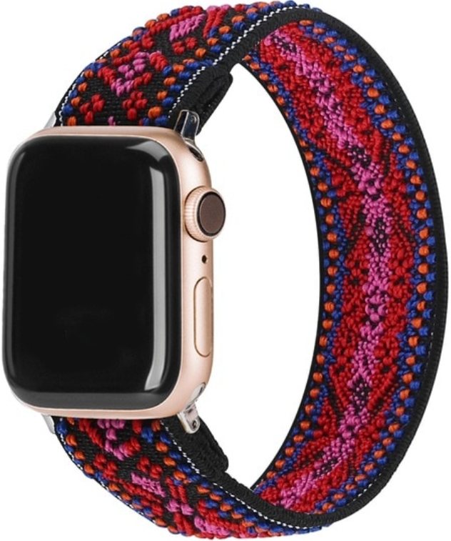 Apple Watch Nylon Armband - böhmisch rot