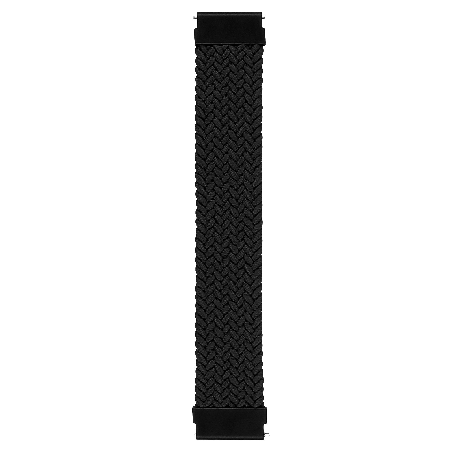 Samsung Galaxy Watch Nylon Geflochtenes Solo Loop - schwarz