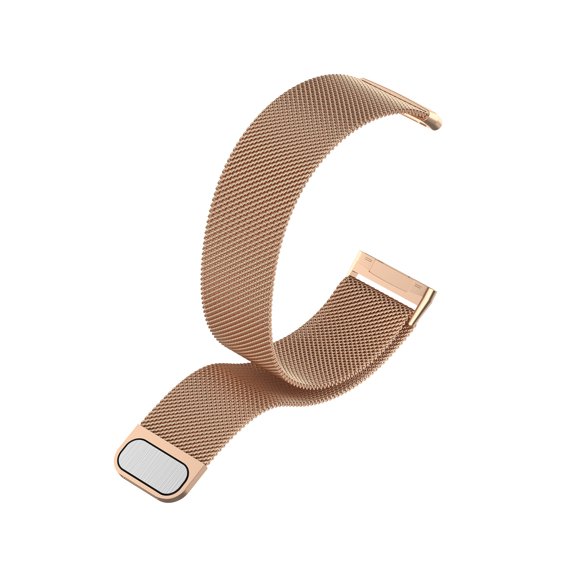 Fitbit Versa 3 / Sense Milanaise Armband - rose gold