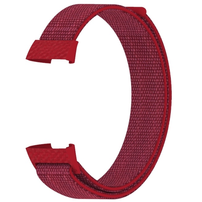 Fitbit Charge 3 & 4 Nylon Armband - rot