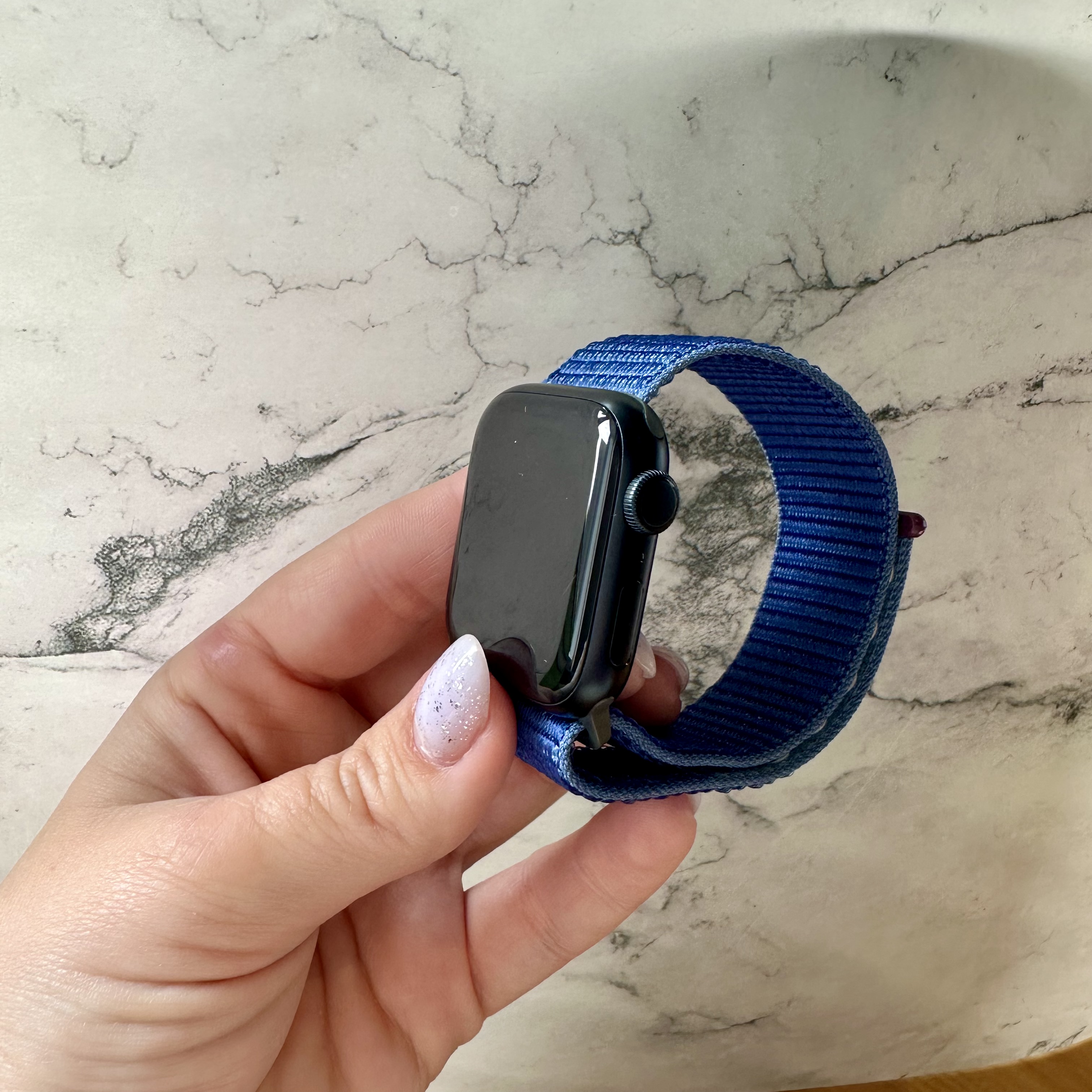 Apple Watch Nylon Sport Loop - Ozeanblau