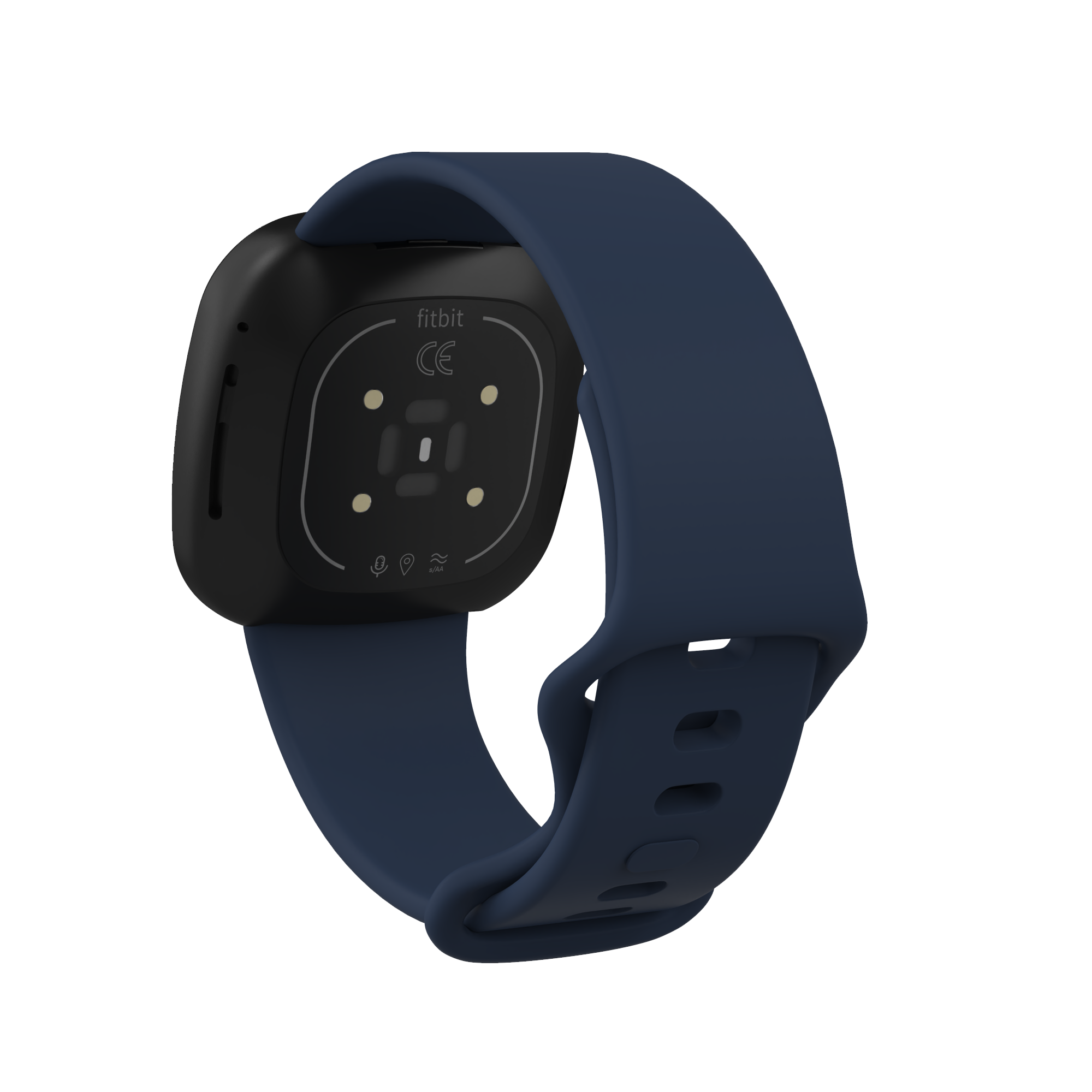 Fitbit Versa 3 / Sense Sportarmband - navy blau