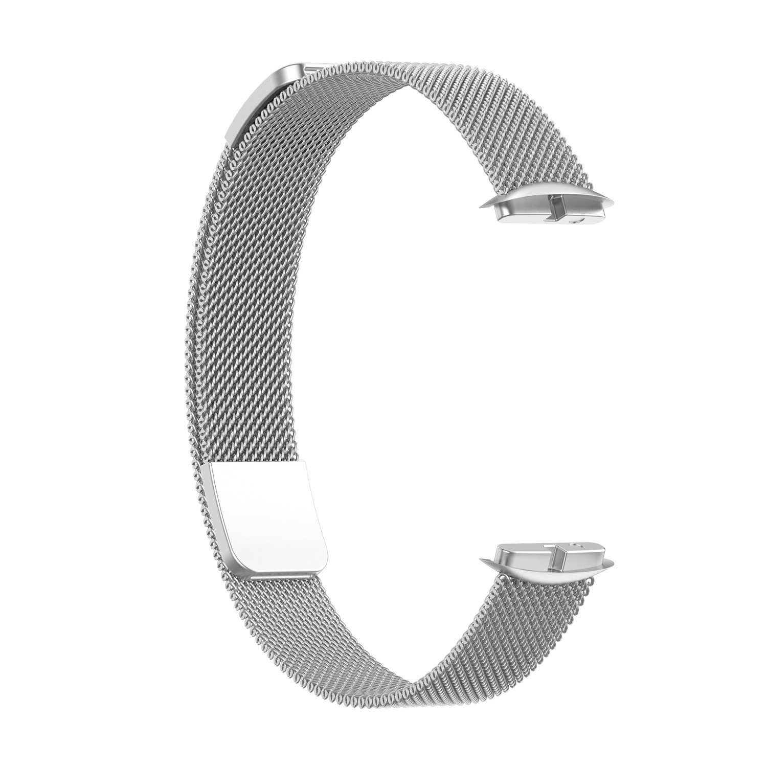 Fitbit Luxe Milanaise Armband - silber