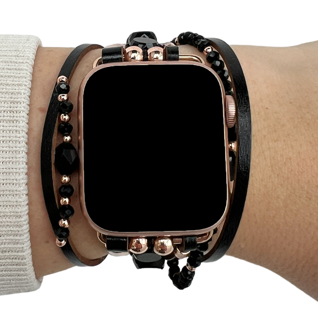 Apple Watch Schmuckarmband – Mandy schwarz