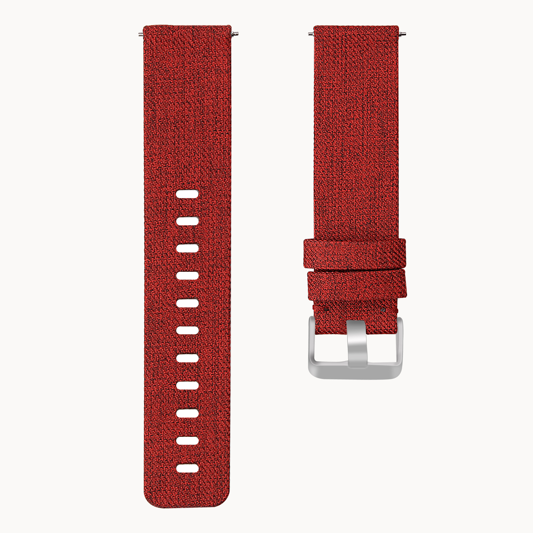 Fitbit Versa Nylon Schnallenband - rot