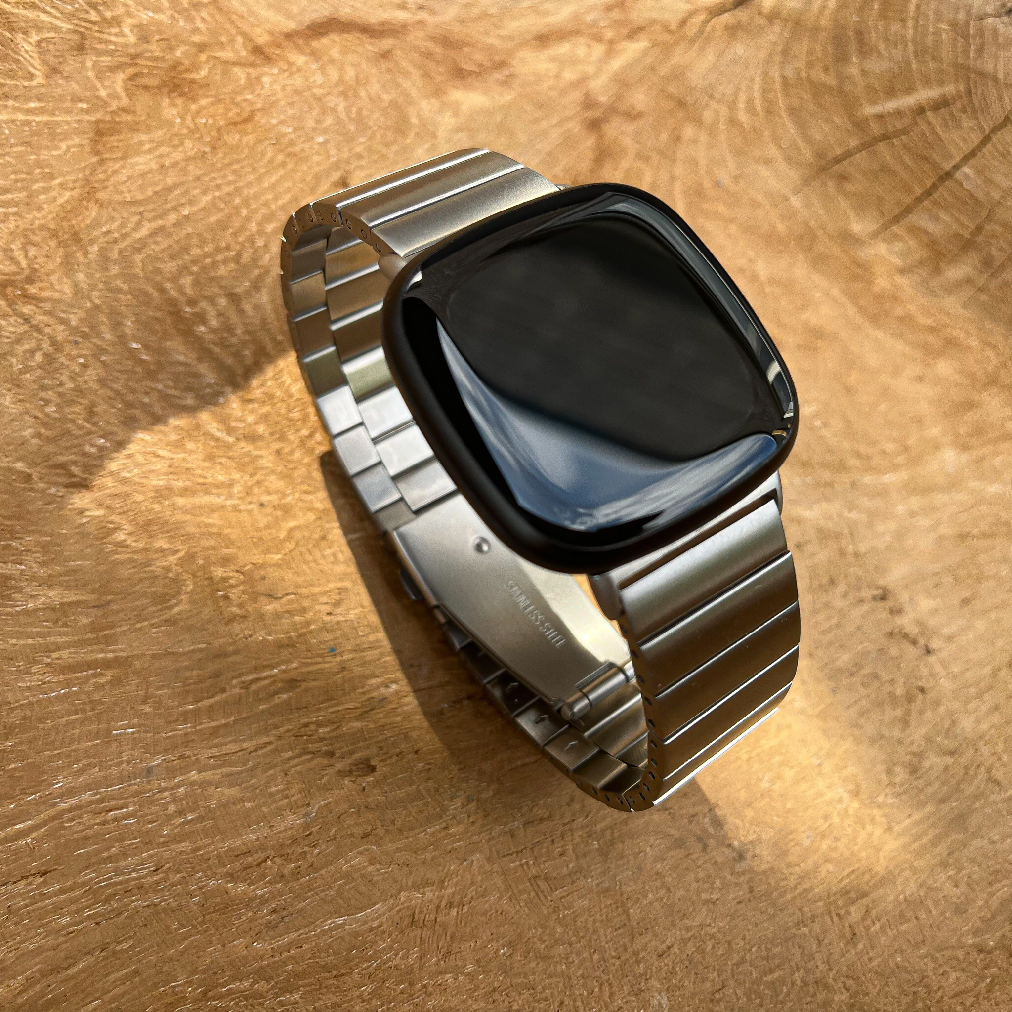 Fitbit Versa 3 / Sense Stahlgliederarmband - silber