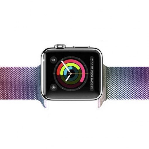Apple Watch Milanaise Armband - bunt