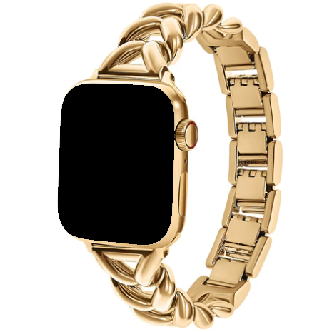 Apple Watch Herz-Stahlgliederarmband – Lisa Gold