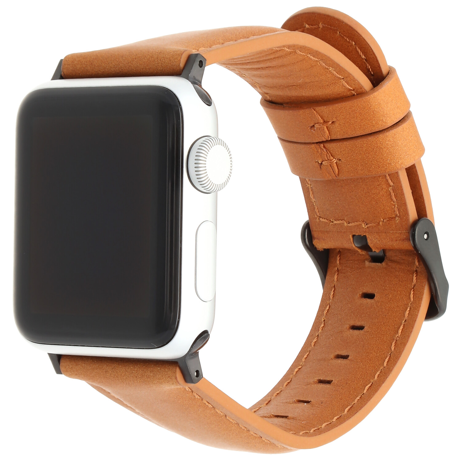Apple Watch genuine Lederarmband - hellbraun