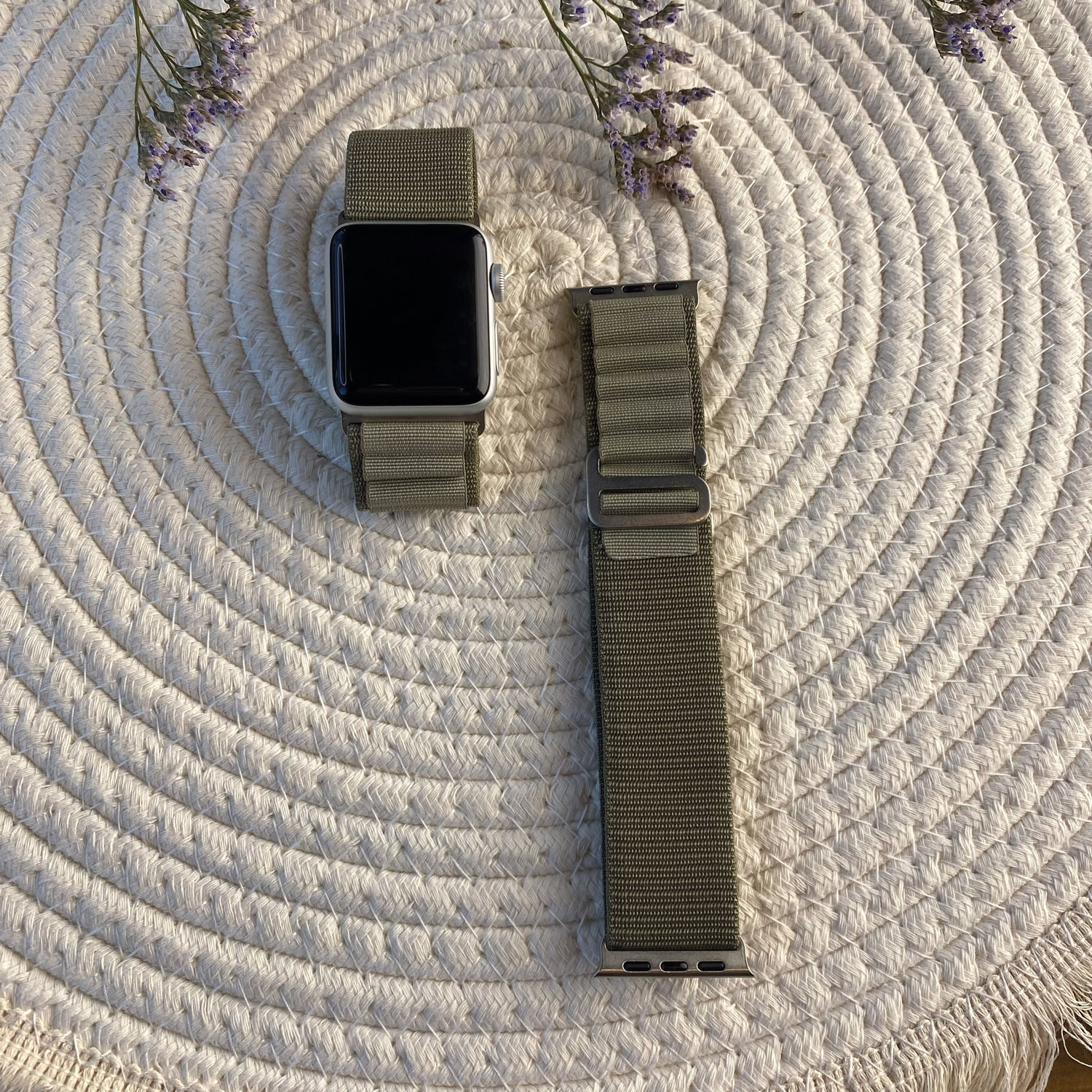 Apple Watch Nylon Alpine Loop - olive