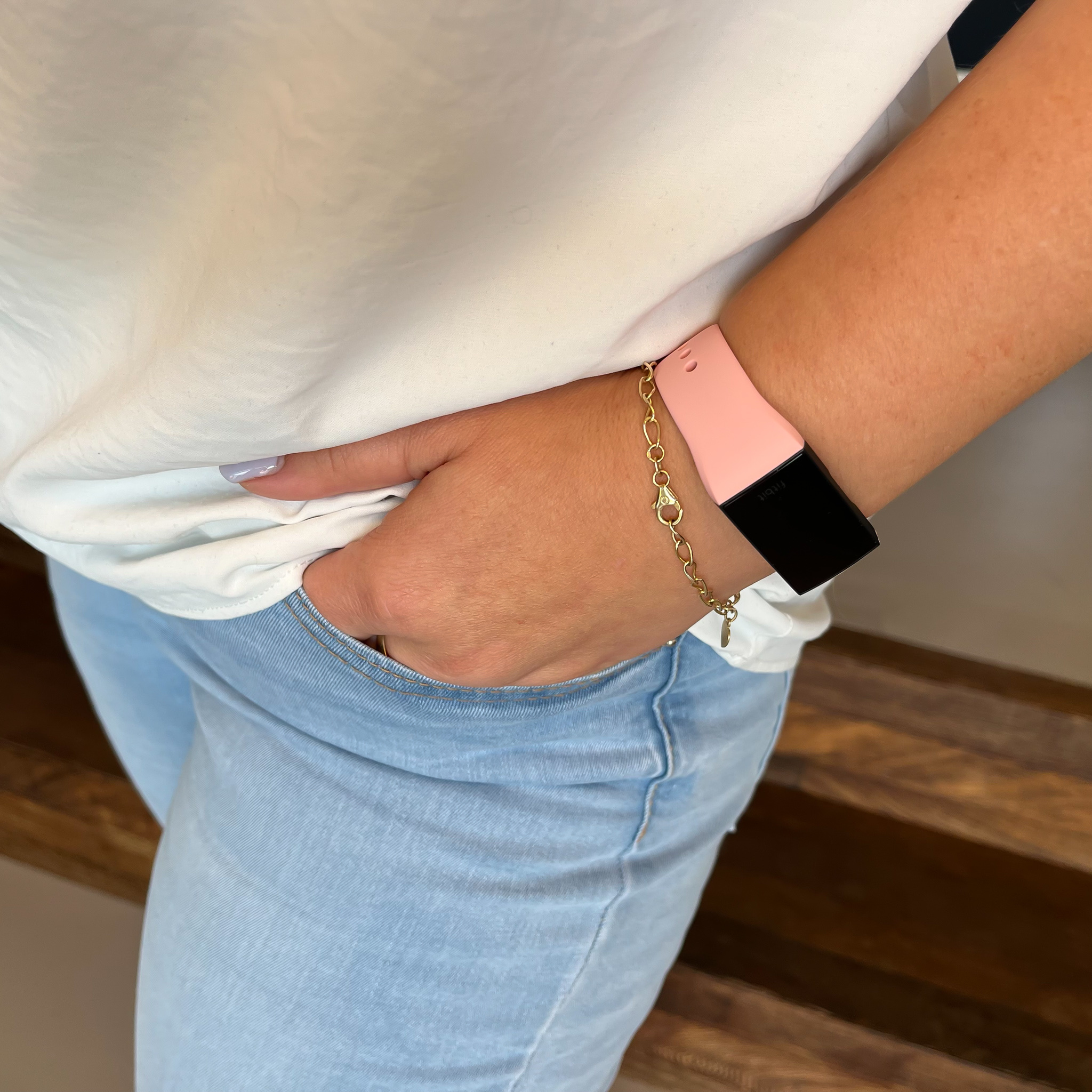 Fitbit Charge 3 & 4 Sportarmband - rosa