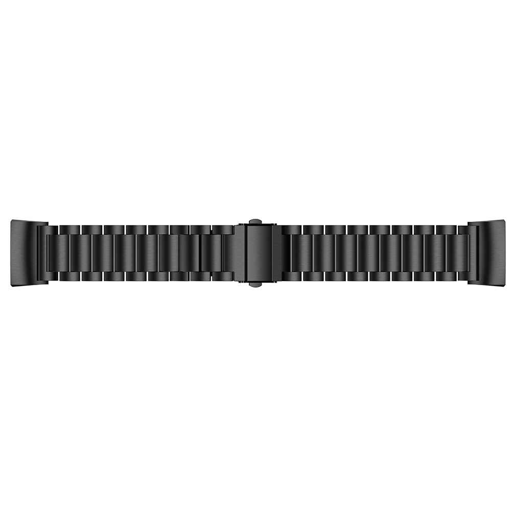 Fitbit Charge 3 & 4 Perlen stahl Gliederarmband - schwarz