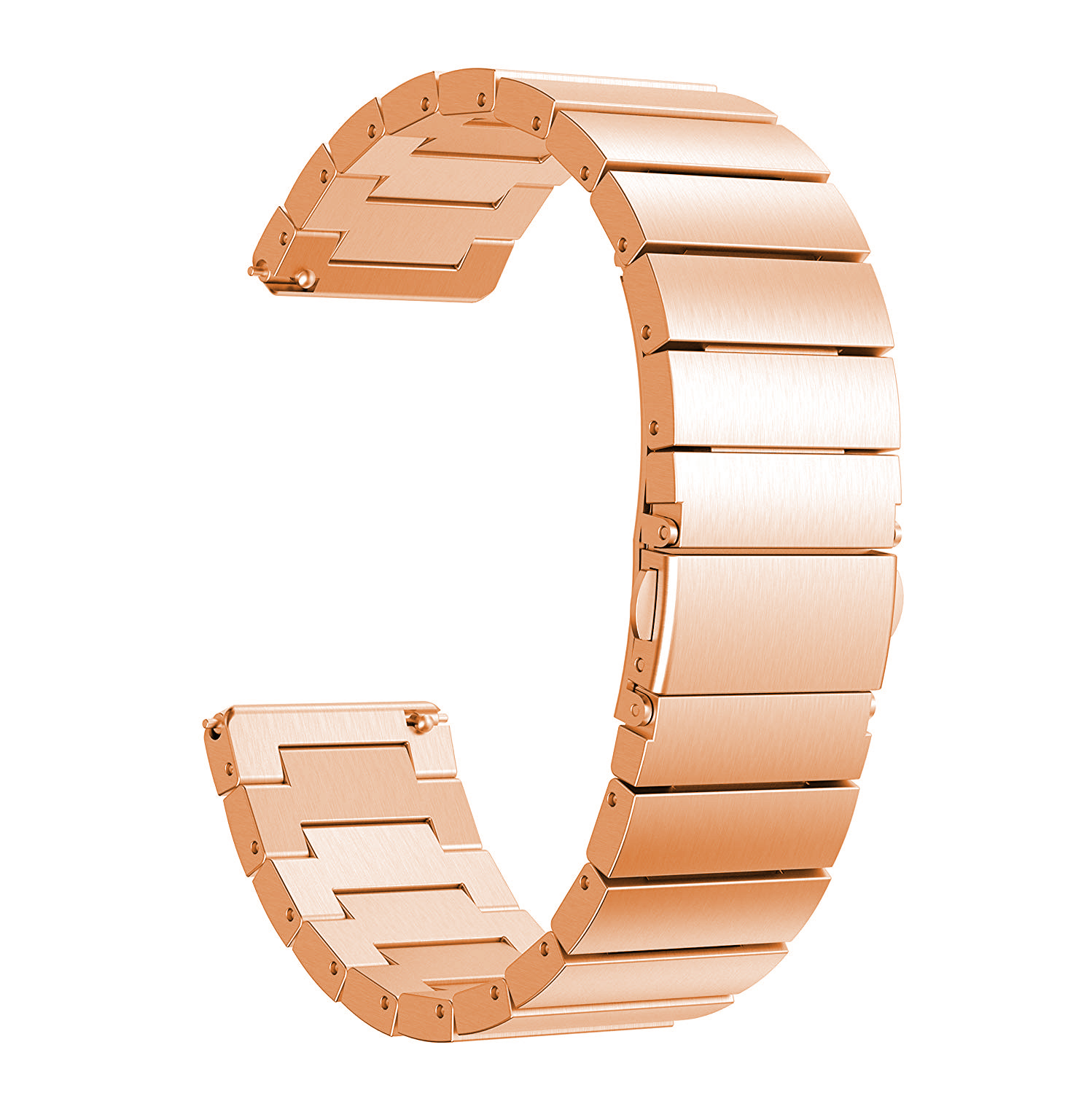 Fitbit Versa Stahlgliederarmband - rose gold