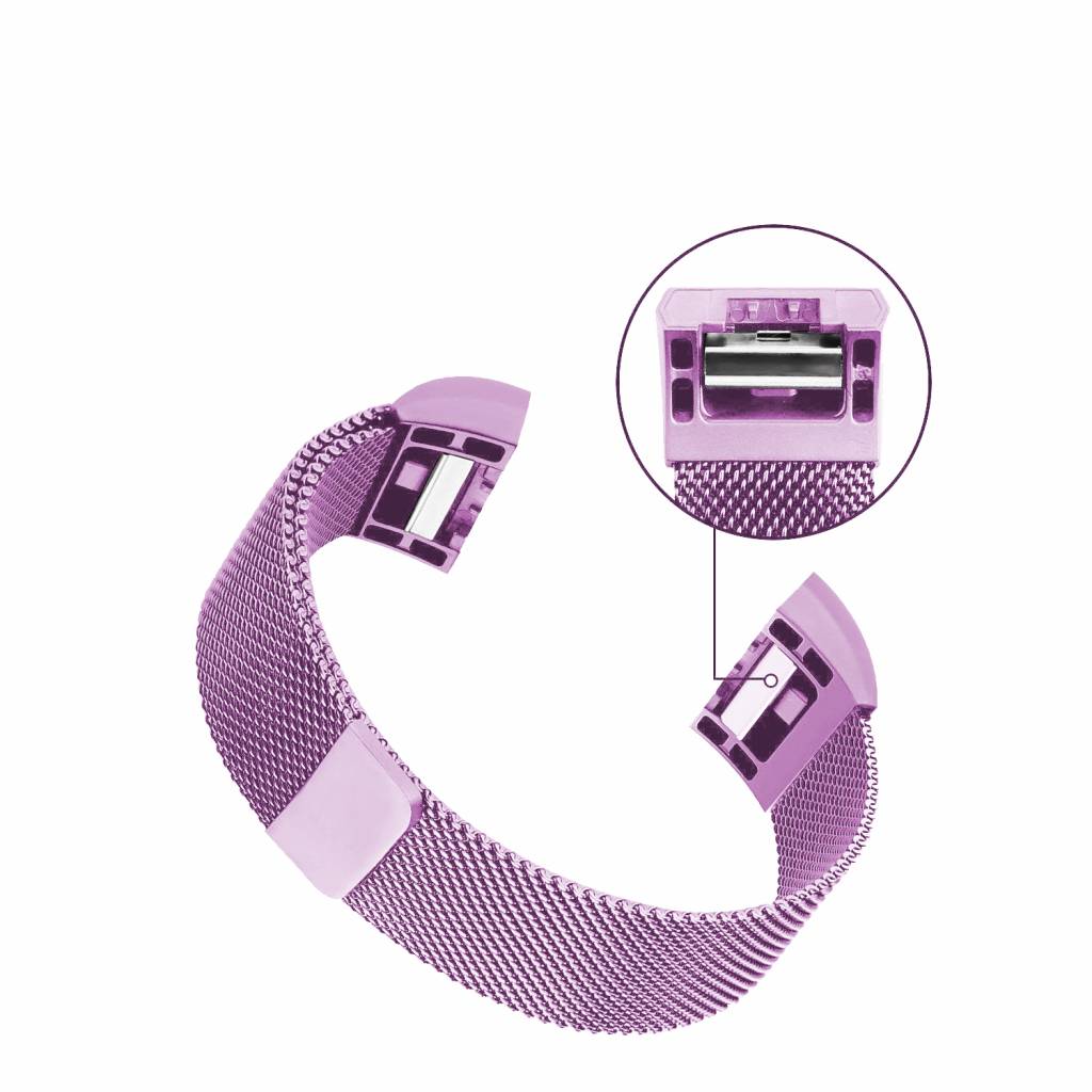 Fitbit Charge 2 Milanaise Armband - lavendel